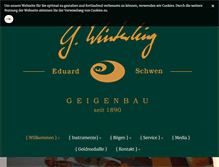 Tablet Screenshot of geigenbau-winterling.de